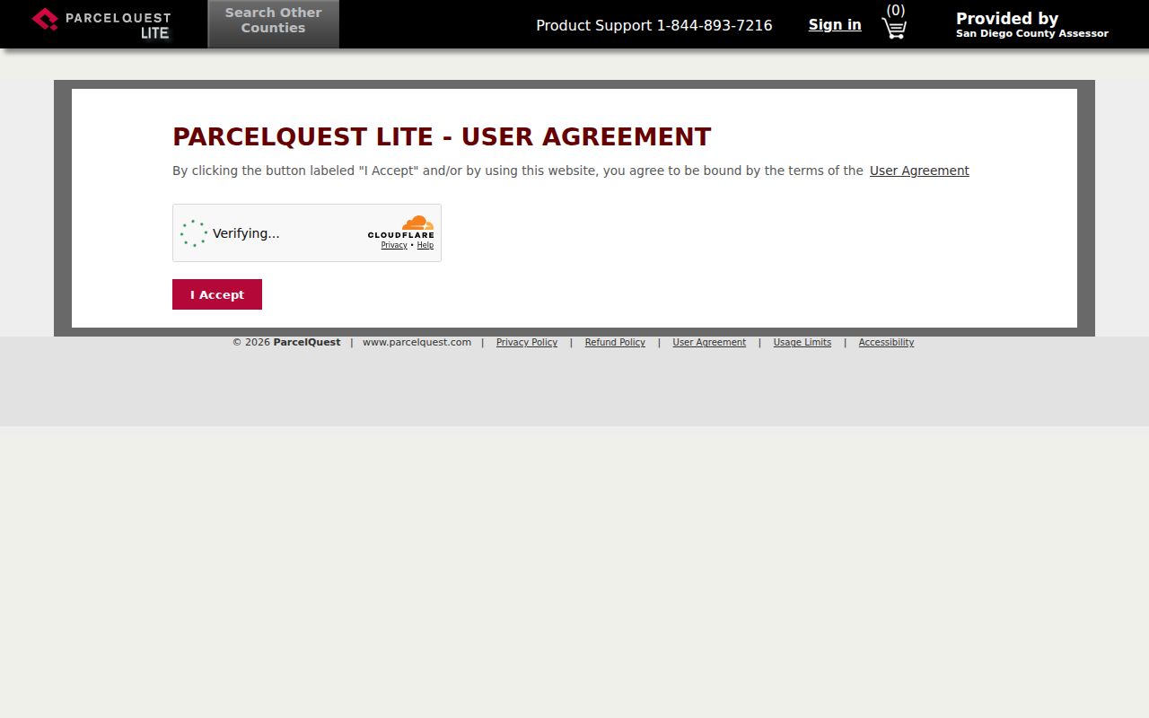 Carlsbad people search ParcelQuest Lite portal